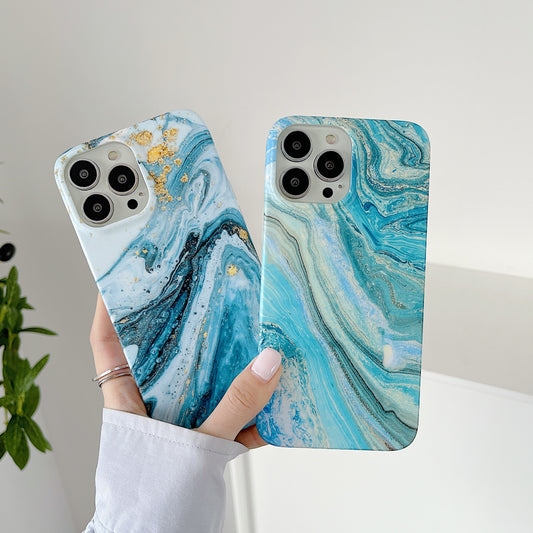 Art oil painting Texture Marble Phone Case For iphone 13 Cases For iphone X XR XS 11Pro Max 7 8Plus 12 12Pro INS Back Cover