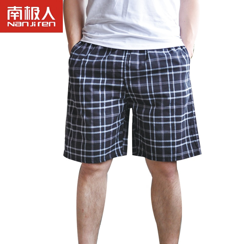 NANJIREN 2020 Summer Men Shorts Brand Breathable Male Casual Board Shorts Comfortable Plus Size Fitness Pants Man Beach Shorts