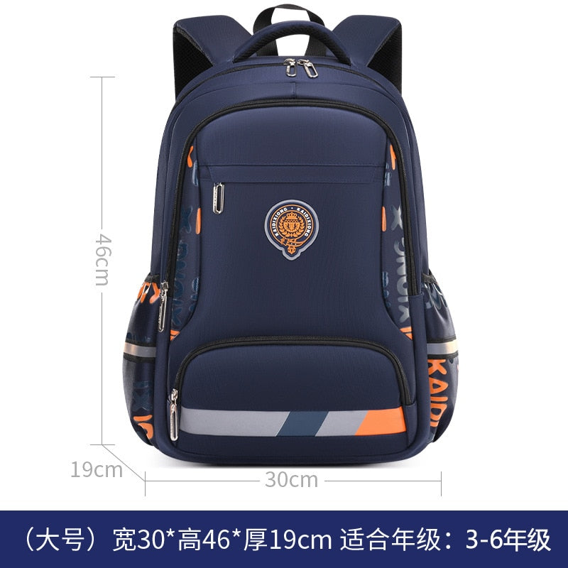 Kids backpack Primary children School Bags For Boys large orthopedic Backpack Waterproof Schoolbag big Book Bag mochila infantil