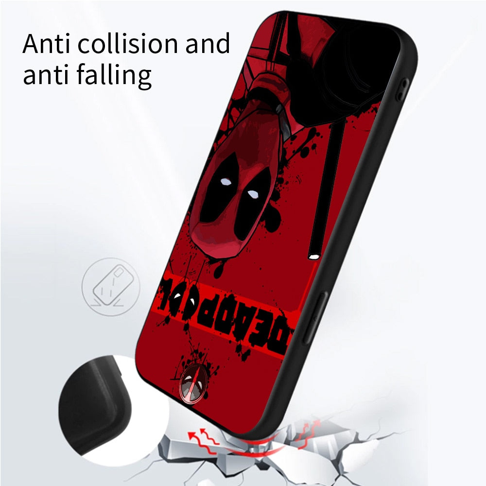 CellPhone Case For Apple iPhone 11 13  12 Pro Max Mini XR X 7 6S 8 Plus XS SE(2020) Smartphone Coque Deadpool