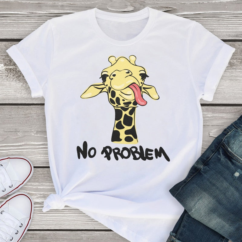 Women Graphic Short Sleeve Cartoon Dog Leopard Mom Animal Cartoon Summer Shirt Tees Clothing Tops  Female T Shirt Womens T-Shirt