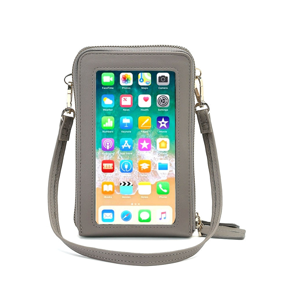 Crossbody Cellphone Purse Women Touch Screen Bag RFID Blocking Wallet Handbag Shoulder Strap