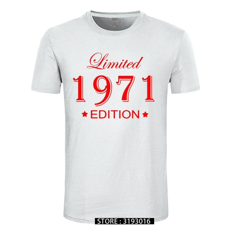 Man Made in 1971 T-shirt Tops Limited Edition