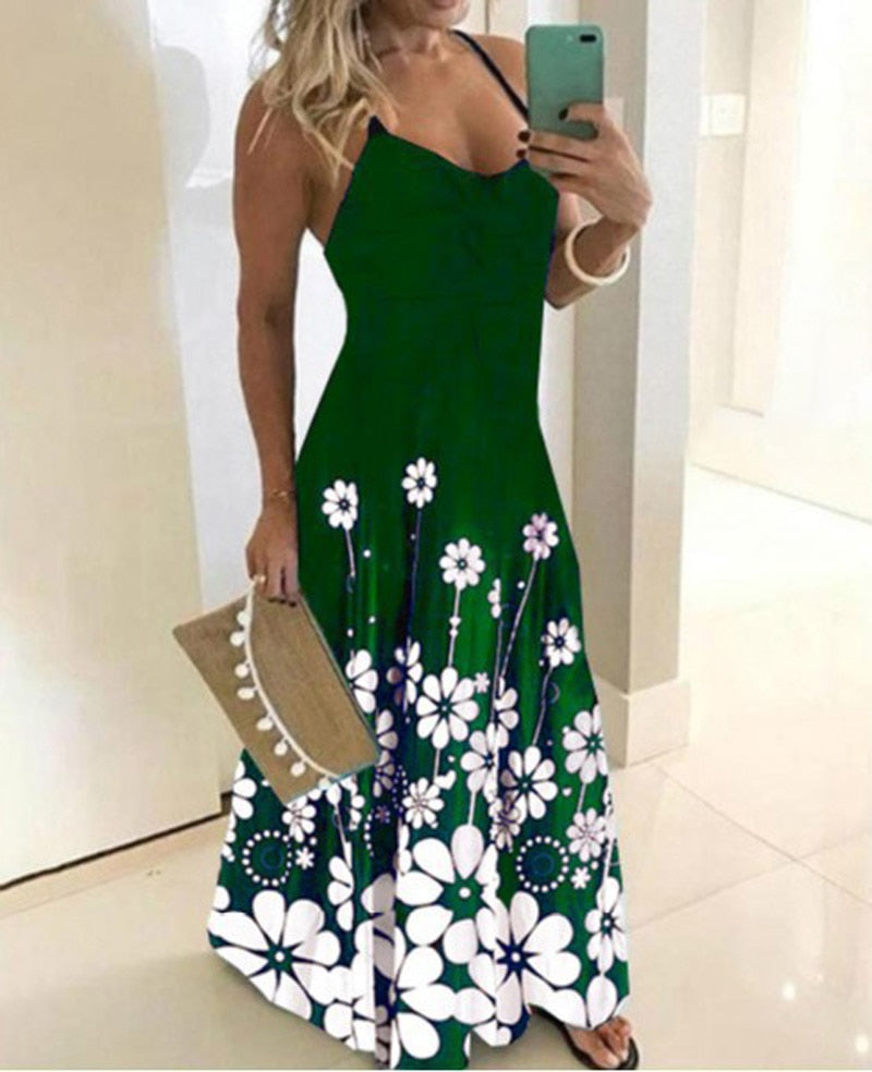 Camisole dresses women clothes 2022 new arrival pullovers robes woman clothing printing sexy female dress casual