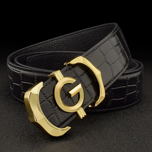 High quality designer belts men fashion T letter luxury famous brand genuine leather belt jeans formal Cowskin black Waist Strap