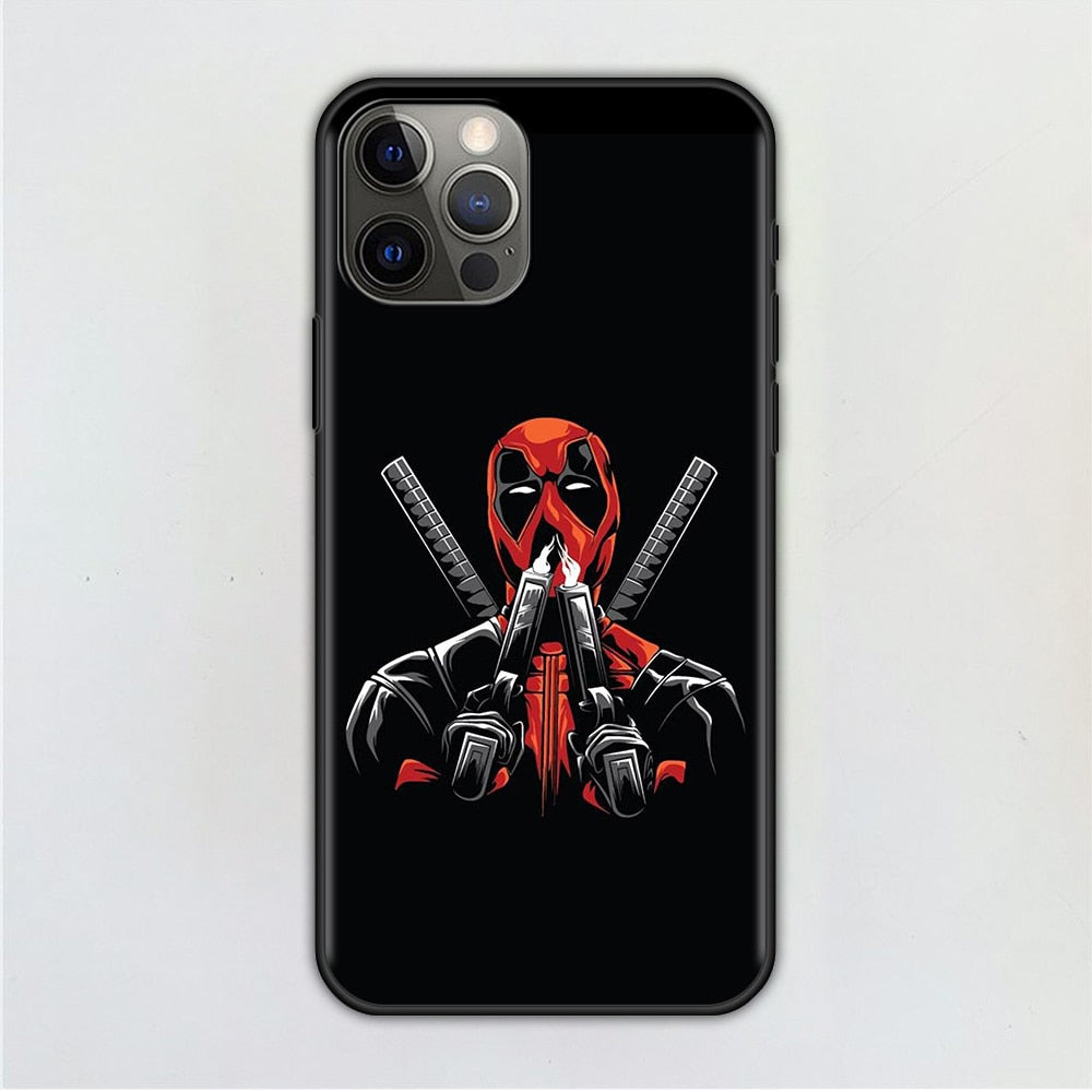 CellPhone Case For Apple iPhone 11 13  12 Pro Max Mini XR X 7 6S 8 Plus XS SE(2020) Smartphone Coque Deadpool