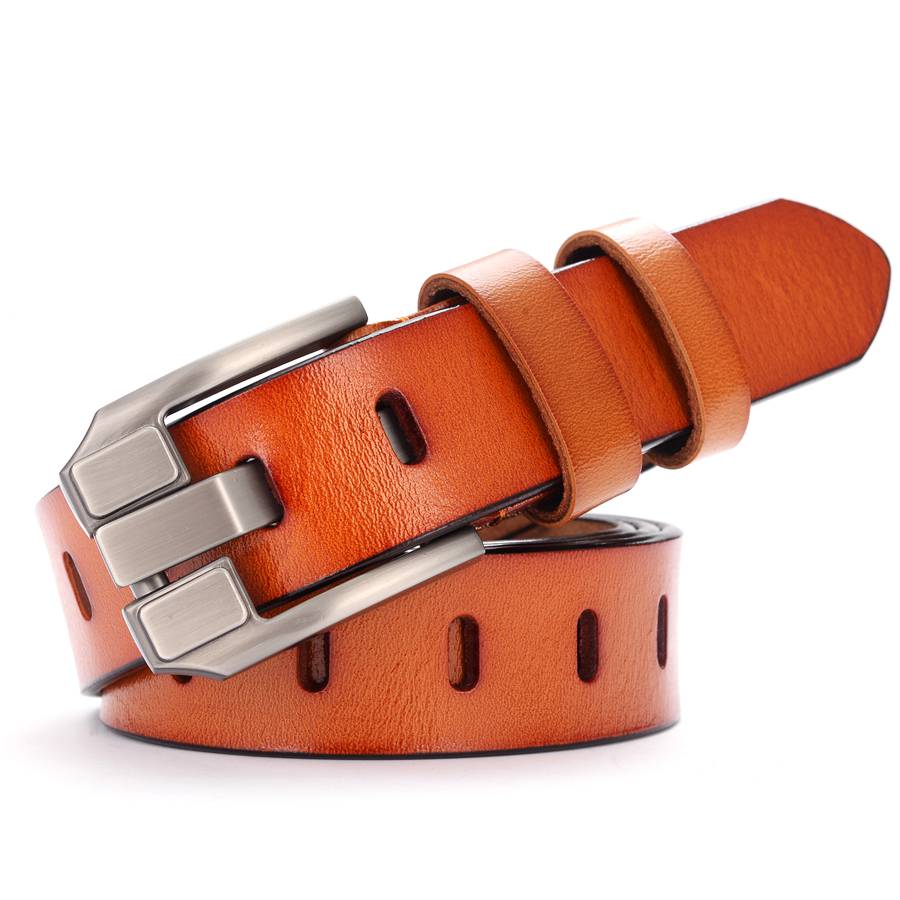 Women Leather Belt Luxury Brand Hollow out Belt Jeans For Women Belts