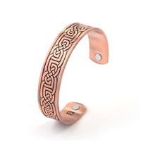 my shape Therapy Indian Jewelry magnetic bracelet health Antique Copper woman men jewelry power Vintage Man Cuff Bangle  New