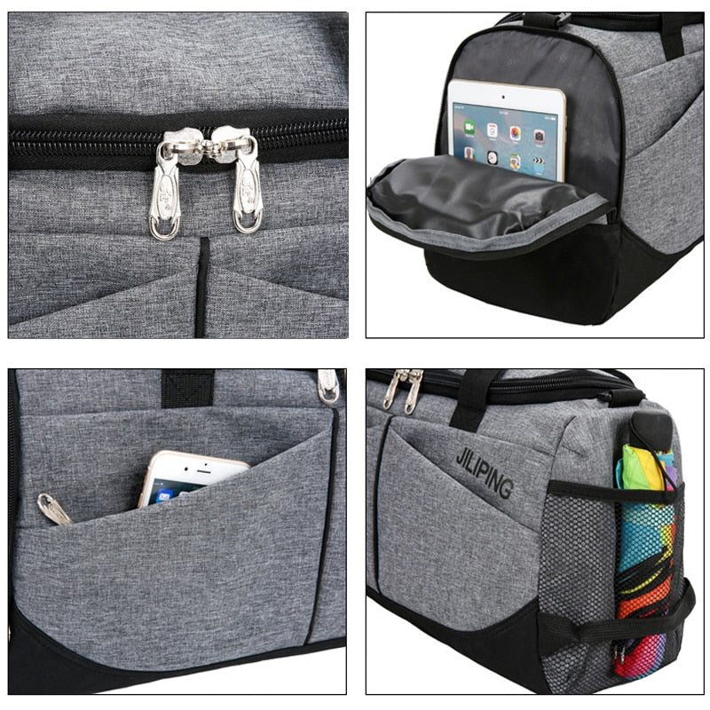 Hot Waterproof Men&#39;s Sports Gym Bag Women Travel Handbag Large Outdoor Tote Luggage Yoga For Fitness Shoulder Duffle Bags