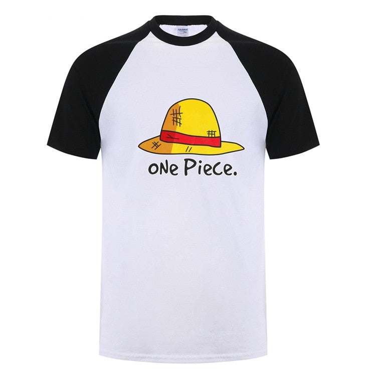 One Piece Luffy T Shirt Mens Casual Short Sleeve Cotton Tshirts Summer T Shirt