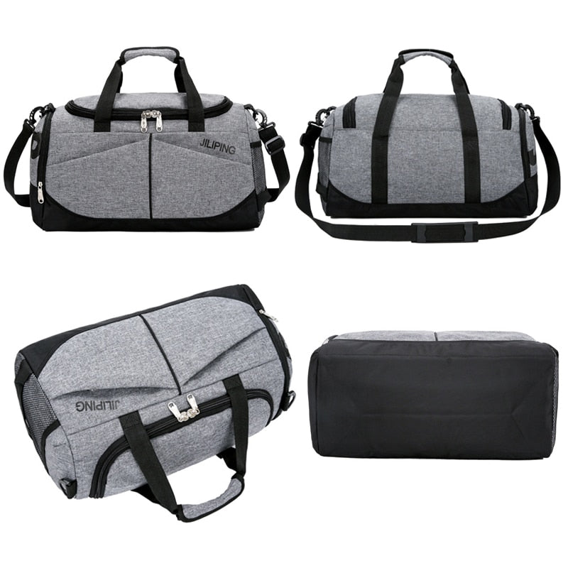 Hot Waterproof Men&#39;s Sports Gym Bag Women Travel Handbag Large Outdoor Tote Luggage Yoga For Fitness Shoulder Duffle Bags