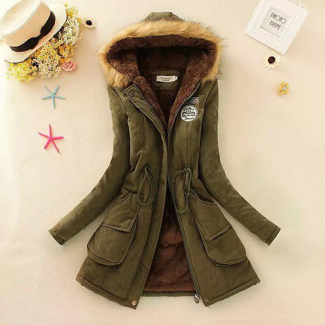 ZQLZ Spring Autumn Winter Jacket Women 2022 Thick Warm Hooded Parka Mujer Cotton Padded Coat 3XL Casual Slim Jacket Female