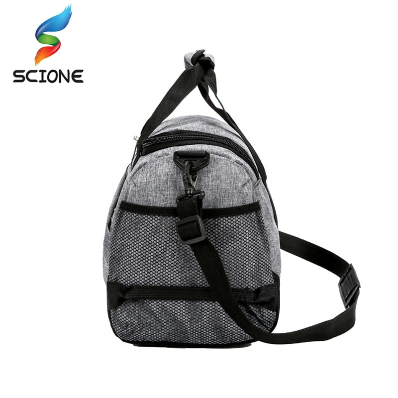 Hot Waterproof Men&#39;s Sports Gym Bag Women Travel Handbag Large Outdoor Tote Luggage Yoga For Fitness Shoulder Duffle Bags