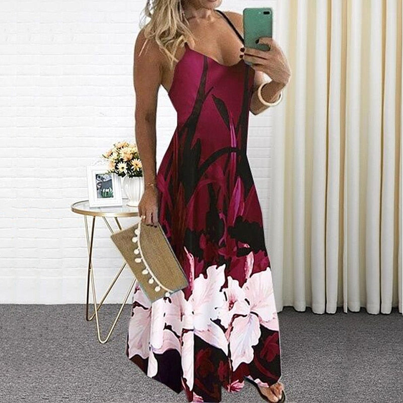 Camisole dresses women clothes 2022 new arrival pullovers robes woman clothing printing sexy female dress casual