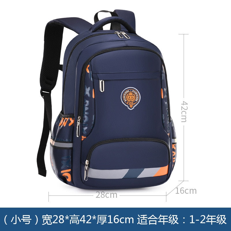 Kids backpack Primary children School Bags For Boys large orthopedic Backpack Waterproof Schoolbag big Book Bag mochila infantil