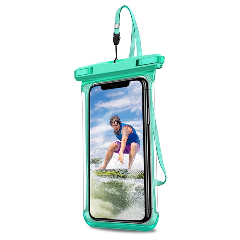 SEYNLI Waterproof Phone Case Transparent Mobile Phone Underwater Storage Bag Soft Cellphone Swimming Diving Protective Case