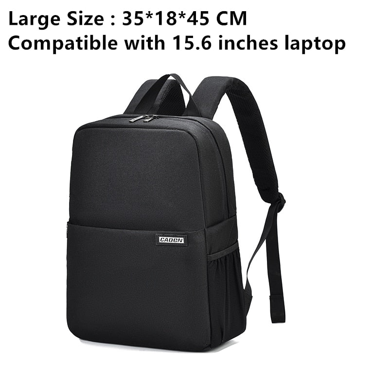 CADeN DSLR Camera Backpacks Professional Wear-resistant Large Bags For Canon Nikon Sony Cameras Lens Laptop Outdoor Travel Bags