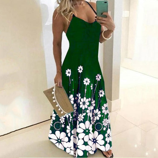 Camisole dresses women clothes 2022 new arrival pullovers robes woman clothing printing sexy female dress casual