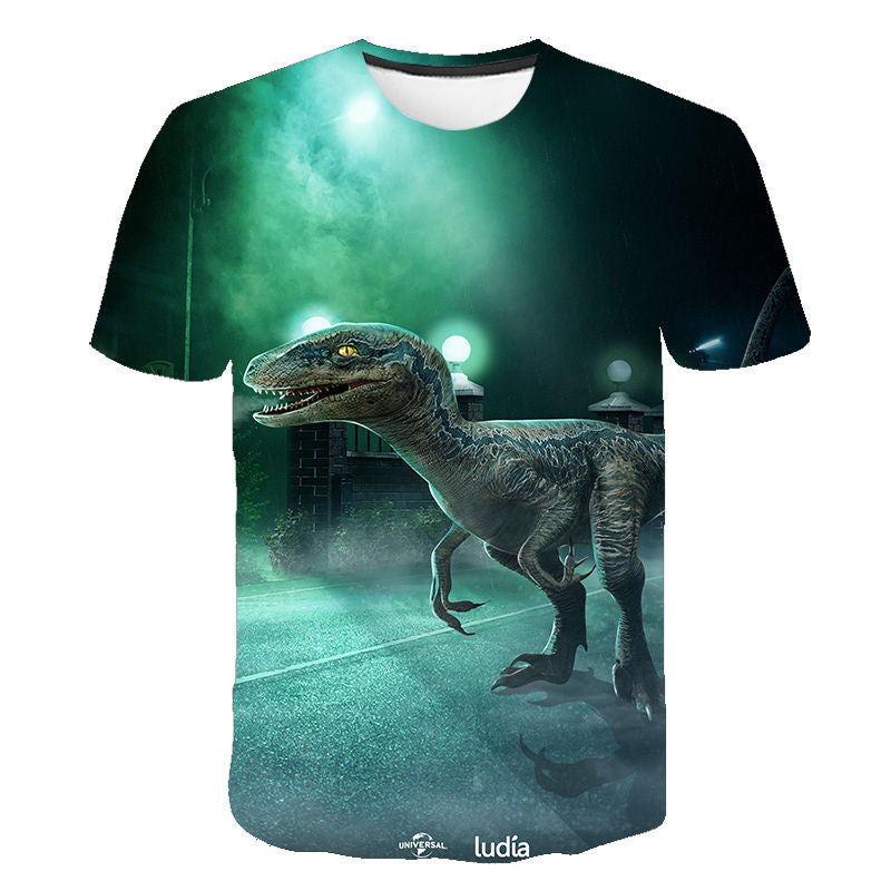 New Jurassic Park 3D Print T-shirt Jurassic World Dinosaur Men Women Fashion T Shirt Kids Children Tshirt Tops Boy Girl Clothing