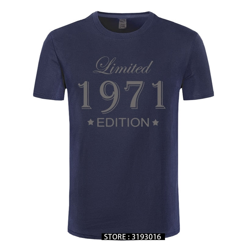 Man Made in 1971 T-shirt Tops Limited Edition