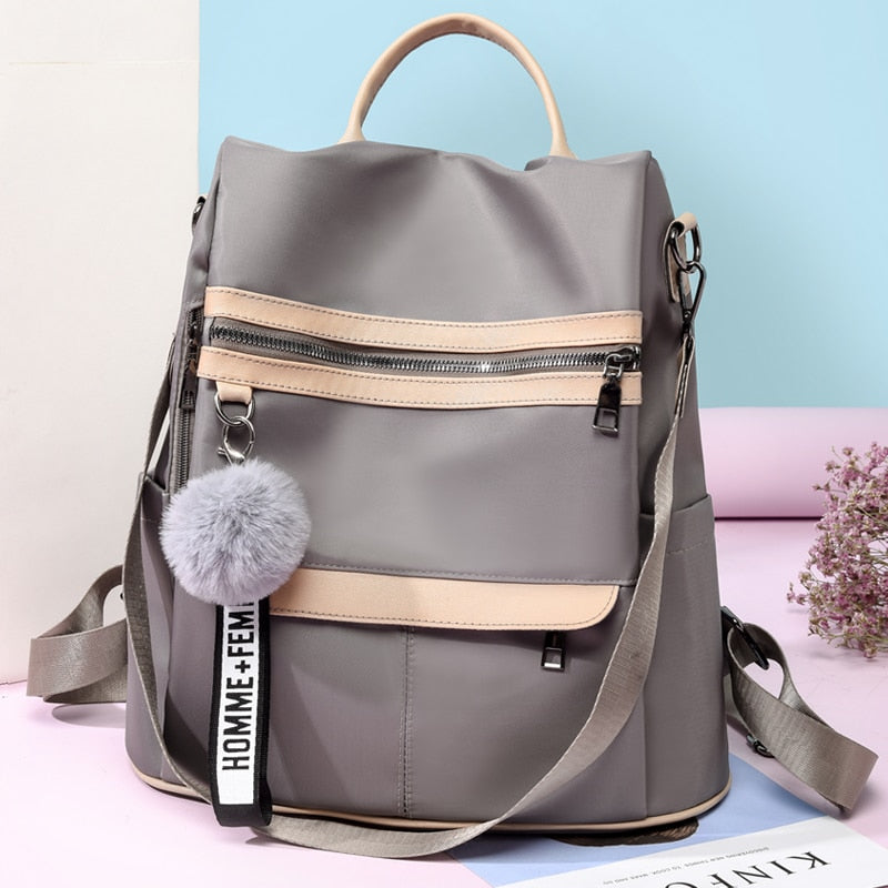 New Waterproof Oxford Cloth Women Backpack Designer Light Travel Backpack Fashion School Bags Casual Lides Shoulder Bags