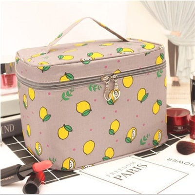 Travel Waterproof Portable Women Makeup Bag High Capacity Toiletries Organizer Storage Cosmetic Cases Zipper Wash Beauty Pouch