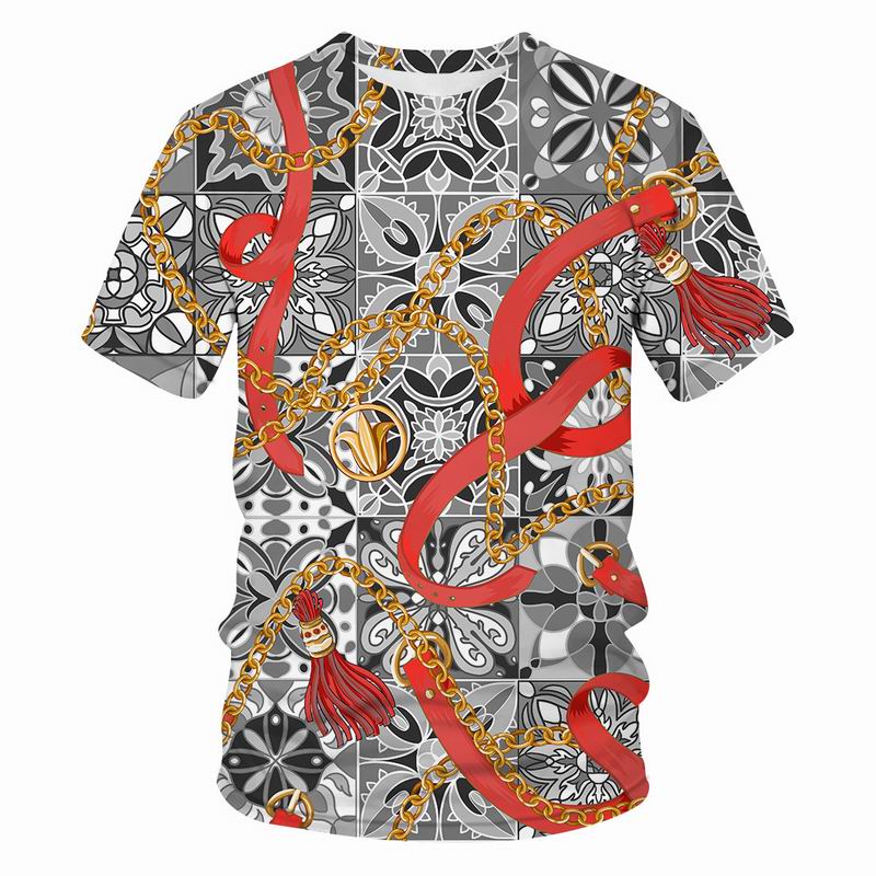 New Summer Chain series t shirt men/women 3D printed casual Harajuku style Fashion hot tshirt streetwear Men clothing tops