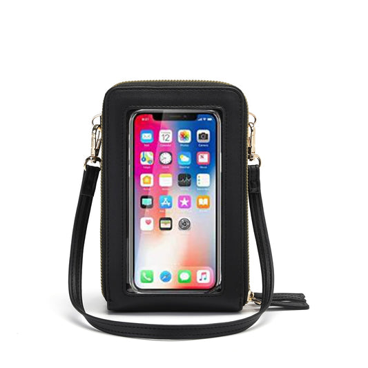 Crossbody Cellphone Purse Women Touch Screen Bag RFID Blocking Wallet Handbag Shoulder Strap