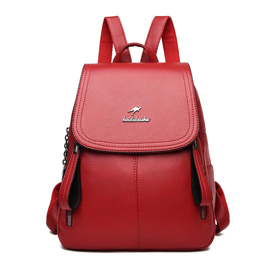 2022 New Women Backpack Designer high quality Leather Women Bag Fashion School Bags Large Capacity Travel Backpacks mochila