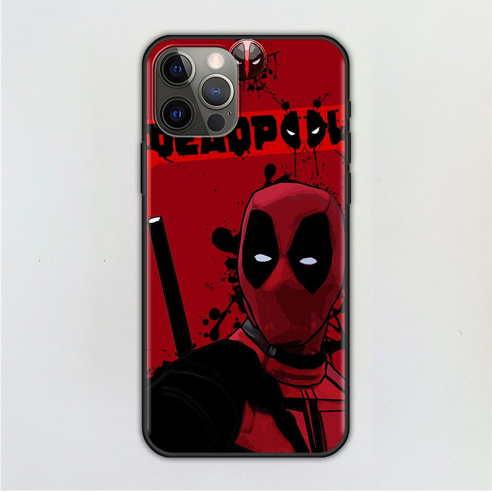 CellPhone Case For Apple iPhone 11 13  12 Pro Max Mini XR X 7 6S 8 Plus XS SE(2020) Smartphone Coque Deadpool