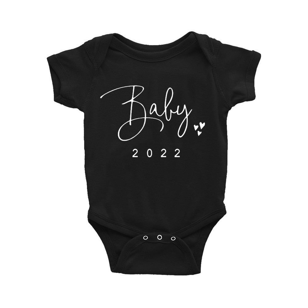 Funny Daddy Mommy Brother Sister Baby 2022 Family Matching Clothes Casual Father Son Mother and Daughter Tshirts Baby Bodysuit