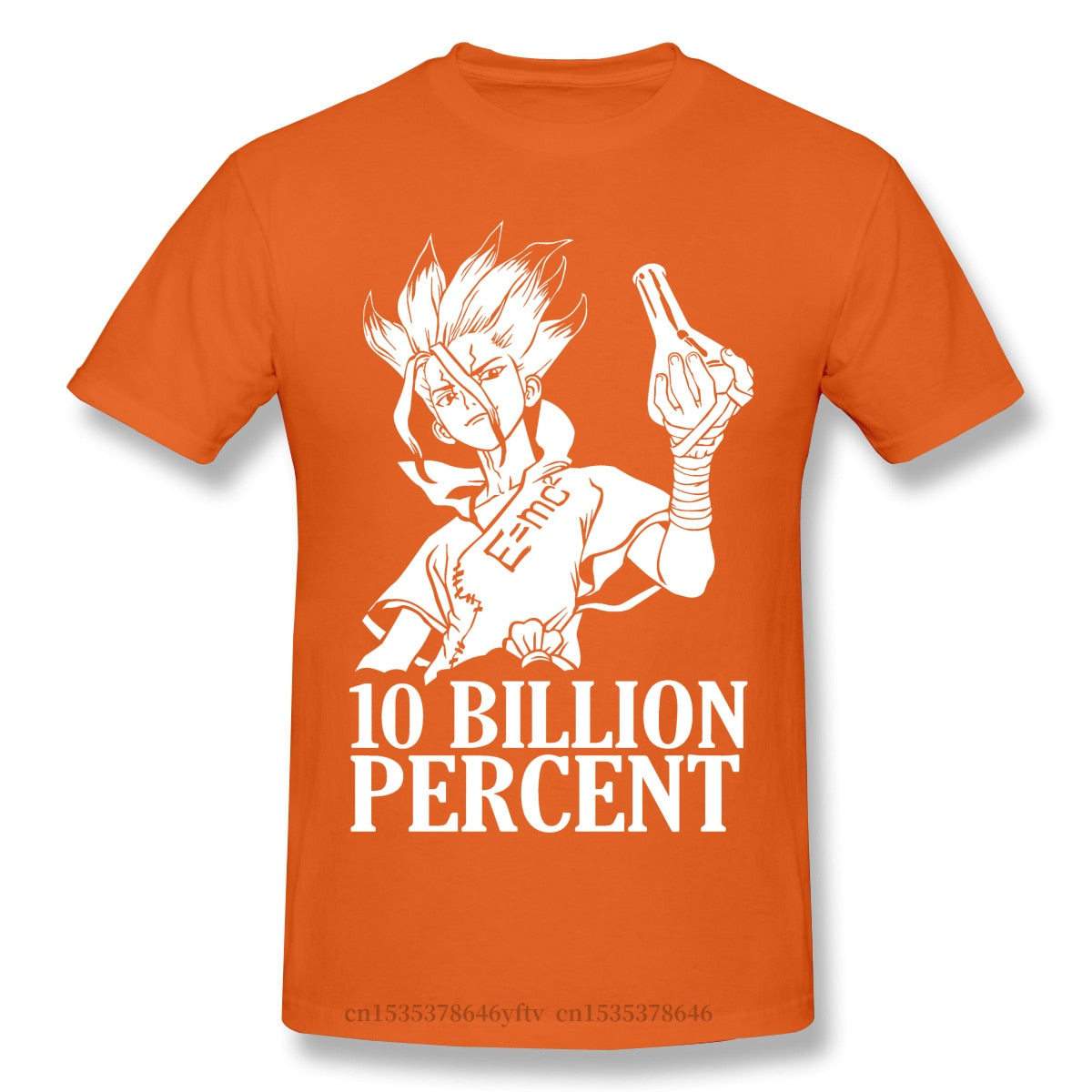 Dr Stone Senku Ishigami Tsukasa Post Apocalyptic Anime TShirts for Men Essential Funny Crewneck Cotton T Shirt