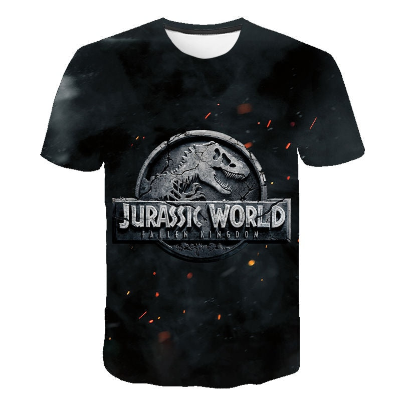 New Jurassic Park 3D Print T-shirt Jurassic World Dinosaur Men Women Fashion T Shirt Kids Children Tshirt Tops Boy Girl Clothing