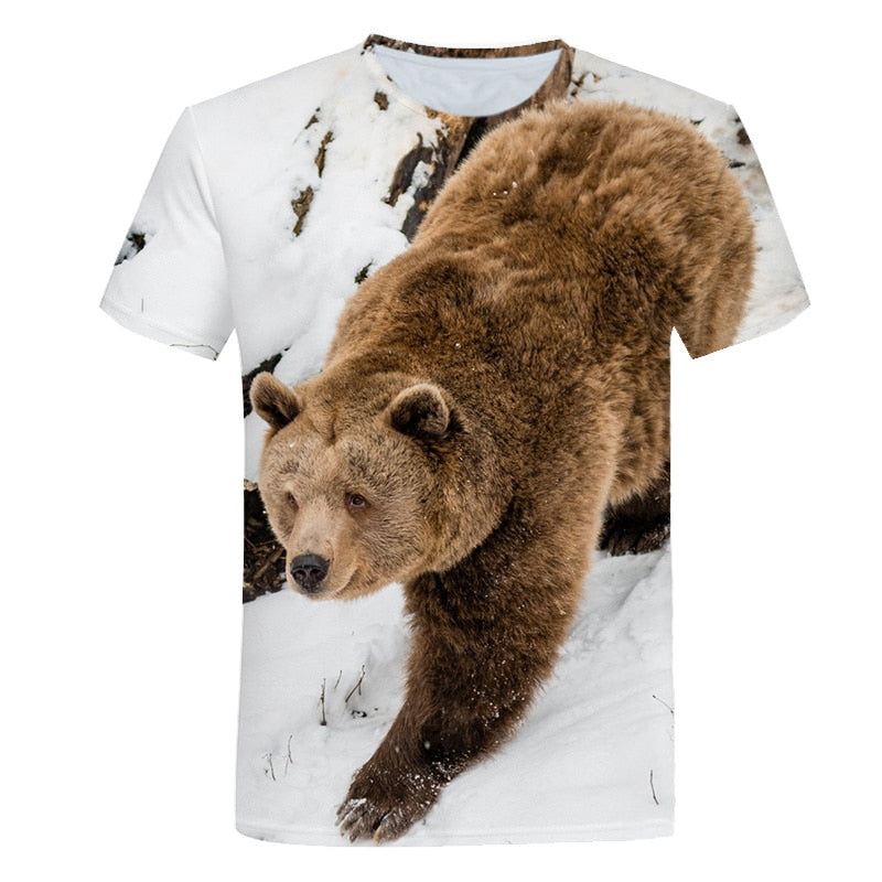 Summer Russian Flag t shirt Men Russia T-shirt Fitness Bear T Shirt 3d Anime Tshirts Sexy Male Shirts Casual Tops Mens Clothing