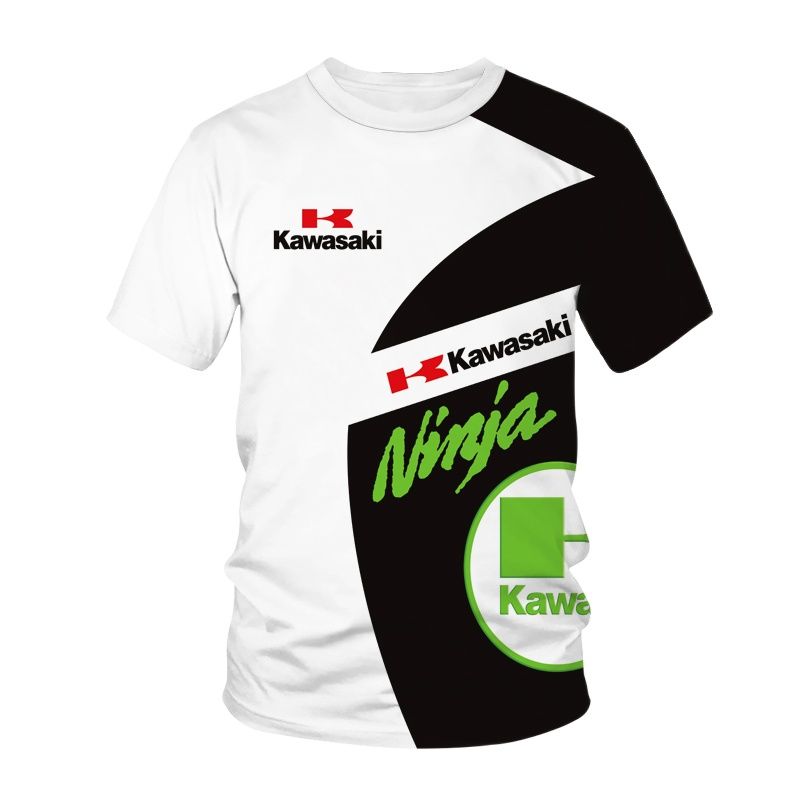 Motorcycle Kawasaki T Shirt Men Fashion T-shirt Racing Team Tshirt Motorcycle 3d T-shirt Kids Hip Hop Tops Tees Sports Quick Dry