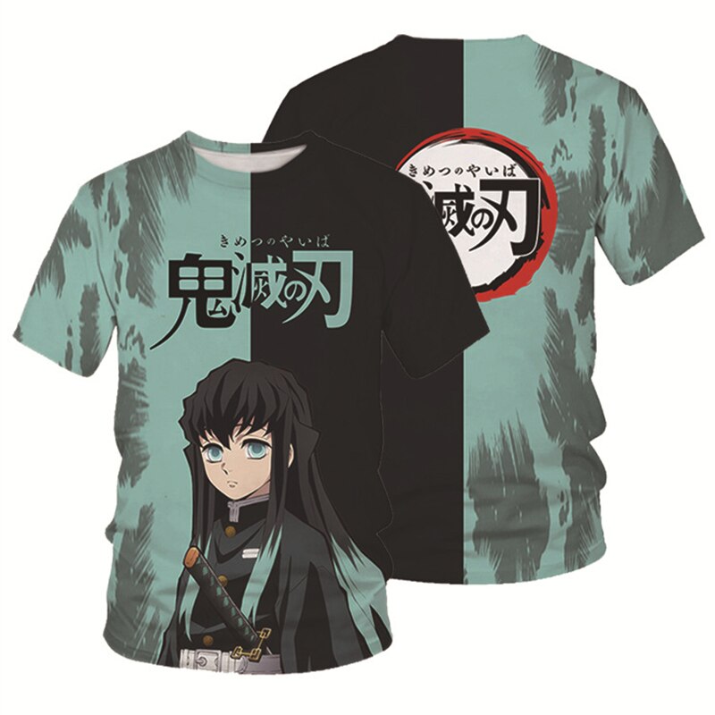 3D T-shirt Anime Demon Slayer Children's Clothing Short Sleeve Tshirts Sweatshirt Cartoon Kids T Shirts