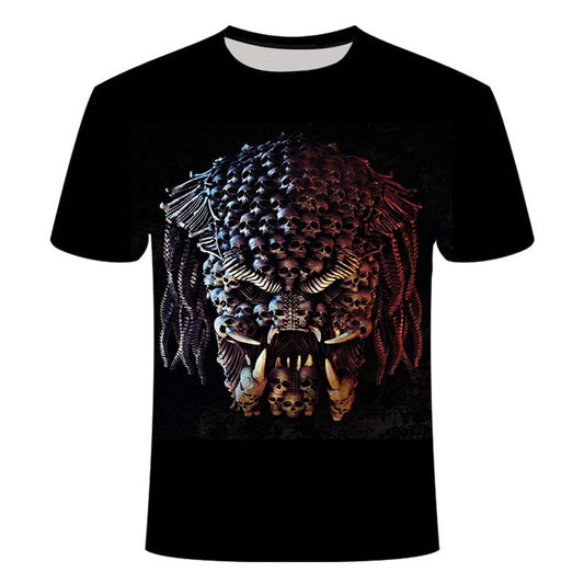 3D T Shirt Harajuku Casual Men Clothing Prometheus Men's Clothes for Men Tshirt Summer Alien Print Predator Couples T-shirt Top