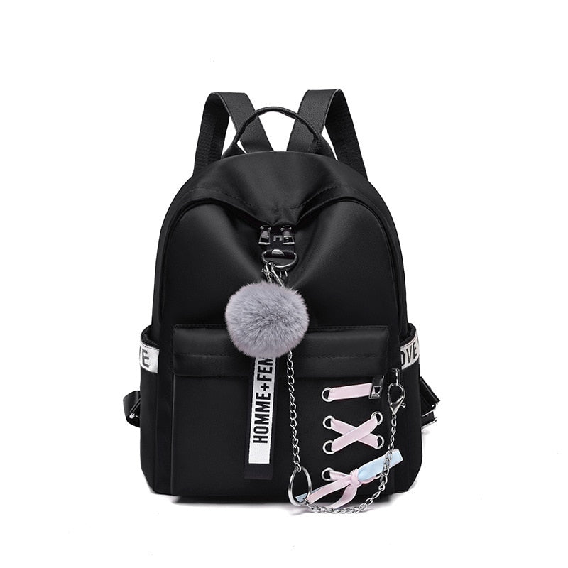 Oxford Women Backpacks Waterproof Female Shoulder Backpack Fashion Teenage Girls School Bags Retro School Backpack Girl Book Bag