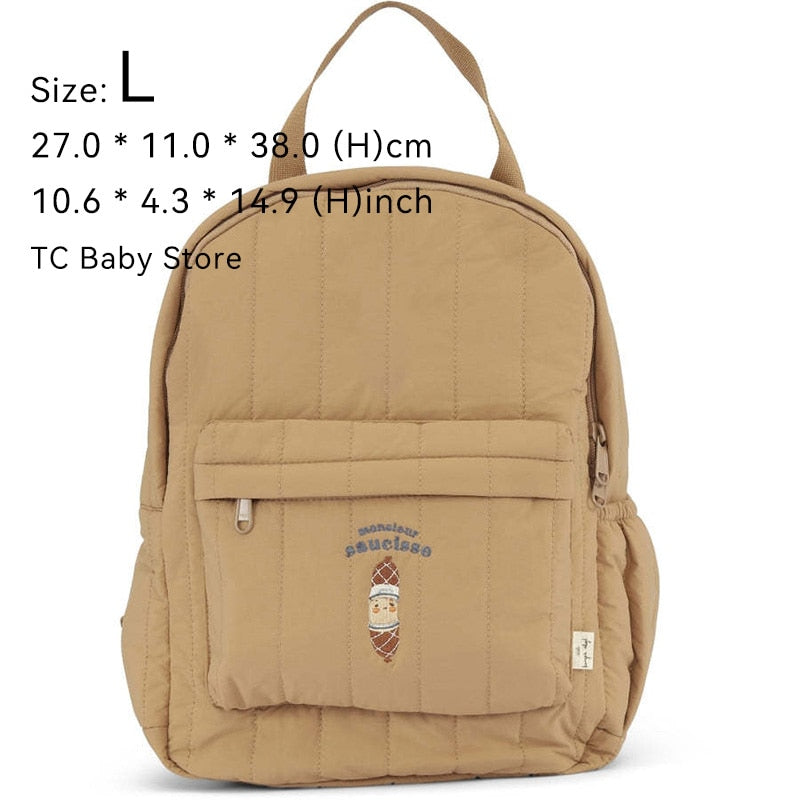 KS Baby Backpack Primary Schoolbag Kindergarten Kids Bags Brand Traveling Mom Cherry Lemon Children&#39;s Boys Girls Gift Storage