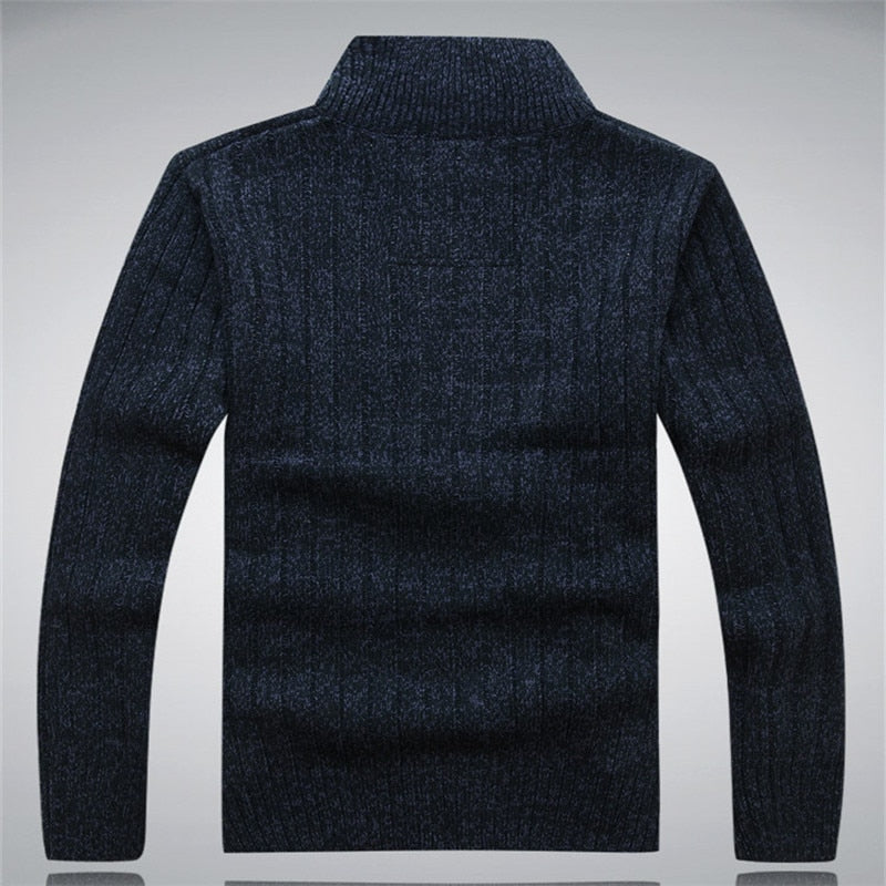 Men&#39;s Winter Sweater Casual Knitted Cardigan Jackets Thick Warm Clothing Cashmere Sweater Coats Outerwear Male Knit Sweater