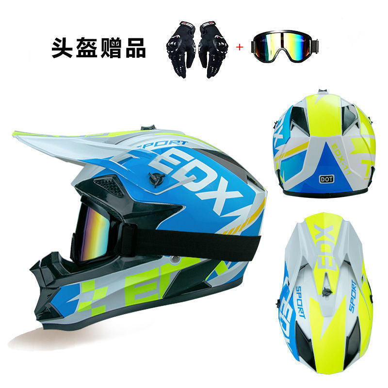 Motocross Helmet for Motorcycle Et Capacete de moto moto helmet combo