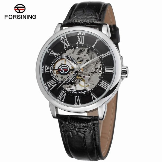 Mechanical Gold Watch Man Mens Watches Top Brand Luxury 2020 Design WINNER Watch Male Skeleton Leather Classic Relogio Masculino