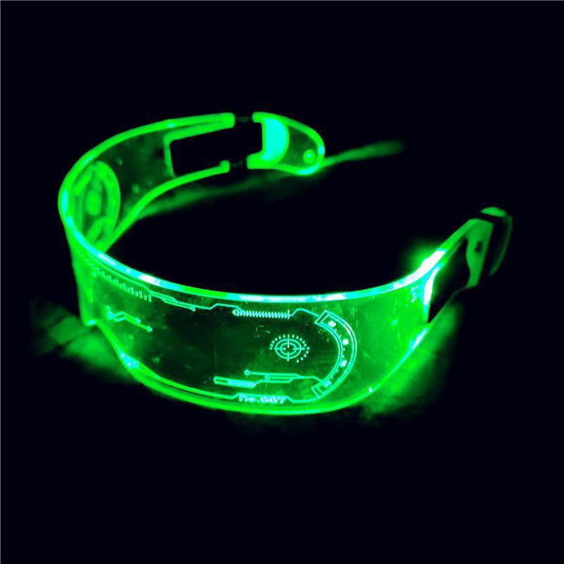 LED colorful luminous glasses