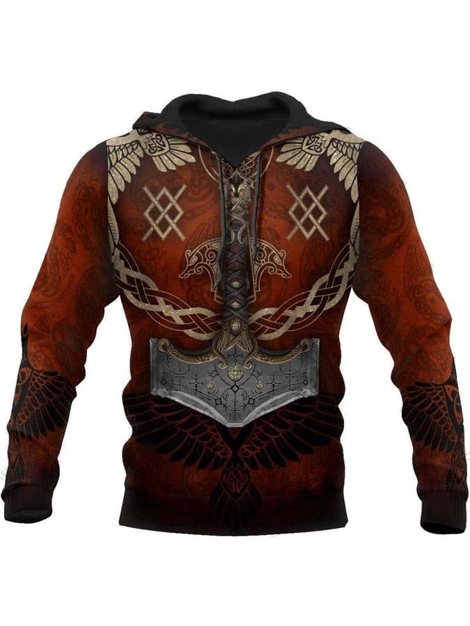 Men's Hoodie 3D Digital Printing Hoodie