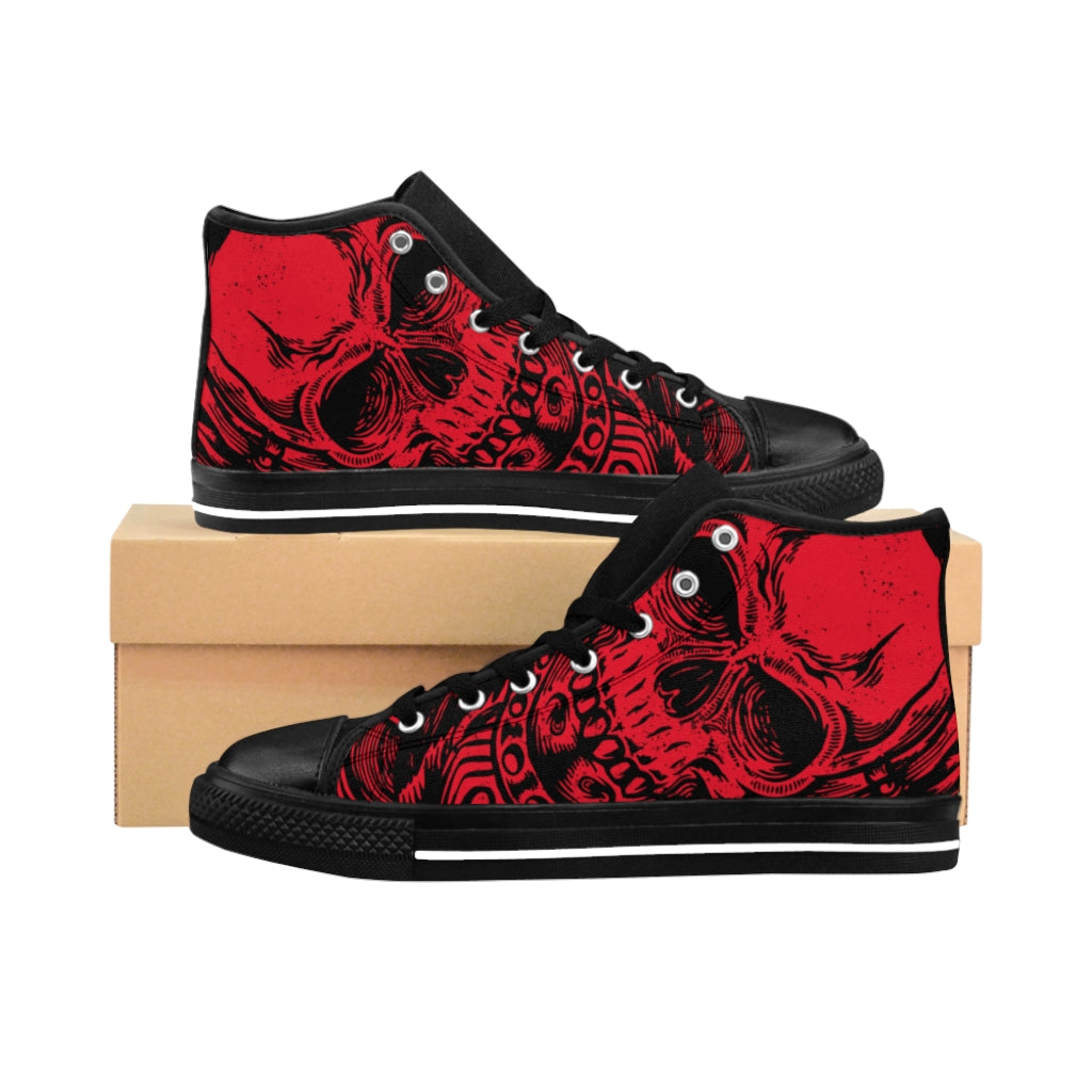 Red Skull Fashion Shoes