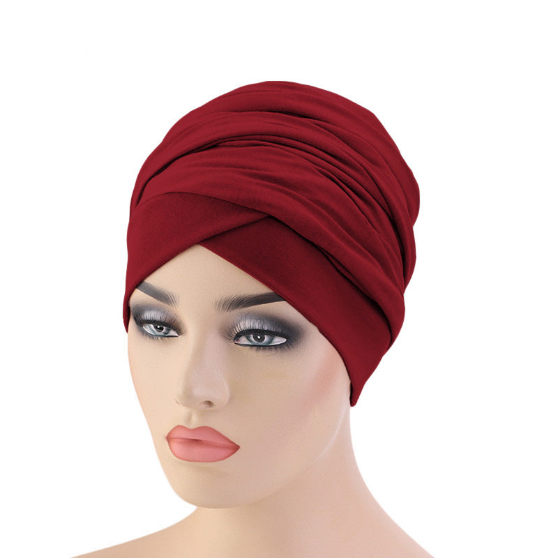 223 Stretch tail cap scarf cap Indian cap Muslim long-tail cap