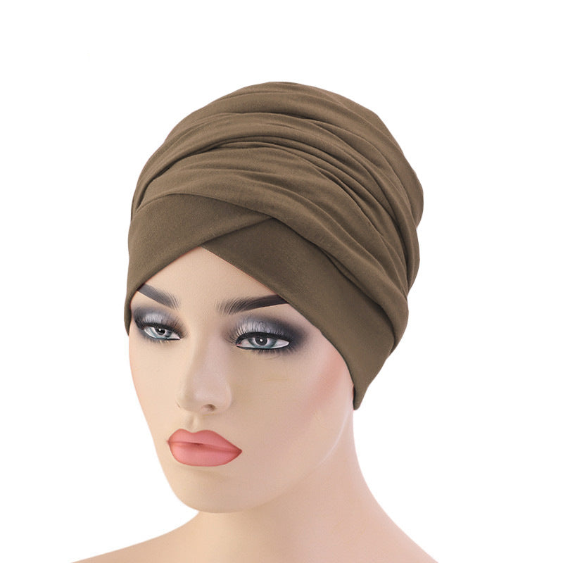 223 Stretch tail cap scarf cap Indian cap Muslim long-tail cap