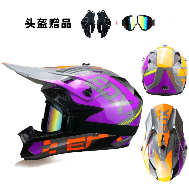 Motocross Helmet for Motorcycle Et Capacete de moto moto helmet combo