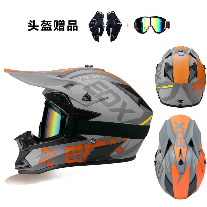 Motocross Helmet for Motorcycle Et Capacete de moto moto helmet combo