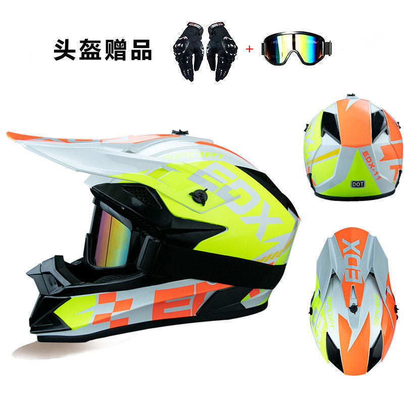 Motocross Helmet for Motorcycle Et Capacete de moto moto helmet combo